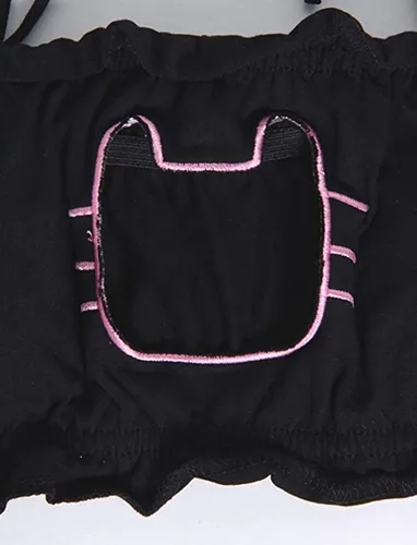 Vista 4 de Conjunto de lencería de cosplay para mujer, disfraz sexy de gatito