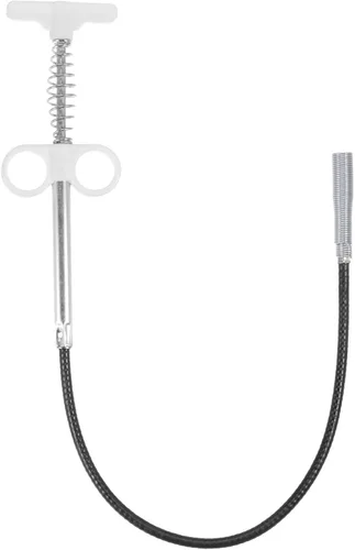 Vista 15 de HARFINGTON Herramienta flexible de recogida de garras de 24 pulgadas, 4 garras de acero inoxidable, gancho de limpieza de alcantarillado Gris