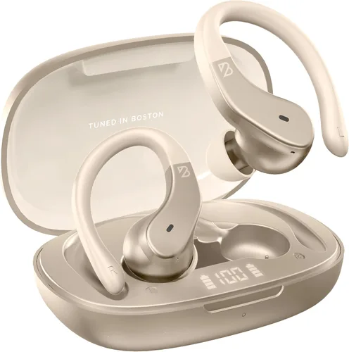 Vista 8 de Back Bay Audio - Runner's - Auriculares inalámbricos Bluetooth para deportes, gancho sobre los oídos, graves profundos, auriculares envolventes