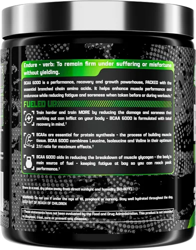 Vista 4 de Nutrex Research - BCAA Powder 6000 Aminoácidos - 0.21 oz de aminoácidos BCAA Suplemento para recuperación después del entrenamiento y crecimiento