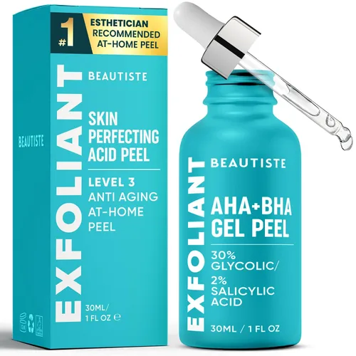 Vista 9 de 30 DAY MIRACLE AHA 30% + BHA 2% Solución de peeling – Exfoliante líquido de fuerza clínica para manchas oscuras, puntos negros y poros obstruidos