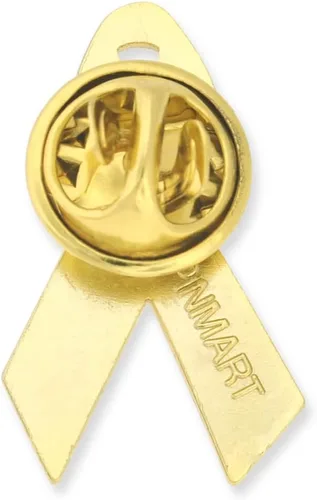 Vista 37 de PinMart Awareness - Pin de solapa esmaltado – Pin de cinta chapado en níquel y oro – Cinta de prevención y conciencia – Broche de joyería con parte