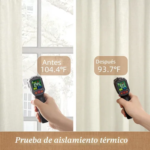 Vista 4 de LAMIT Cortinas opacas cortas de lino de 30 pulgadas para ventanas de cocina sobre el fregadero, cortinas de café texturizadas de lino marfil