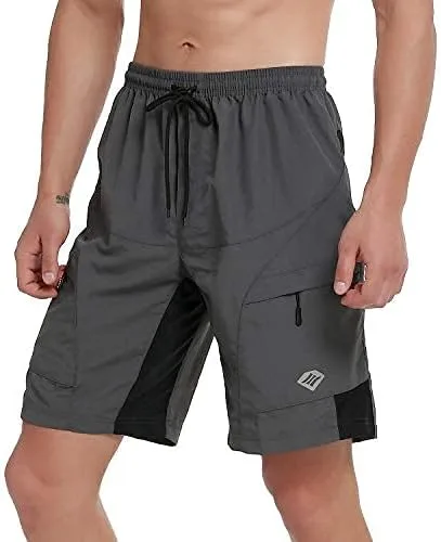 Vista 6 de Santic Coolmax - Pantalones cortos de ciclismo de montaña para hombre coolmax, ligeros