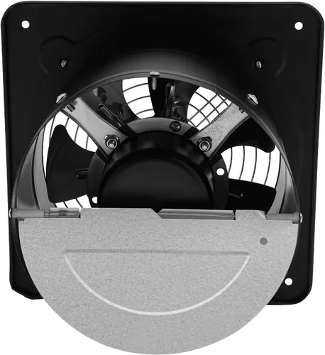 Vista 7 de DNYSYSJ Ventilador de escape de 8 pulgadas, extractor de ventilación axial de metal industrial, ventilador de aire comercial, extractor, montaje