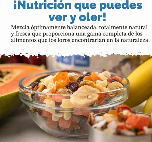 Vista 2 de Dr. Harvey's Mezcla de loros exóticos, mezcla sin semillas de alimentos naturales para loros grandes