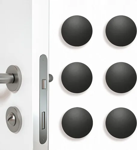 Vista 11 de Protector de Pared Pequeño para Puertas, Parachoques de Puerta de Silicona, Protector de Pared Autoadhesivo, Silenciador de Puertas, Protector