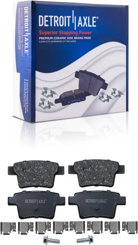 Vista 36 de Detroit Axle - Pastillas de freno de cerámica delanteras Reemplazo de pinza de freno derecha para Dodge Ram 1500 Dakota, Ram 1500 Classic - Juego