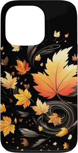 Vista 10 de Fall Season Autumn Leaves Thanksgiving Case for iPhone 17