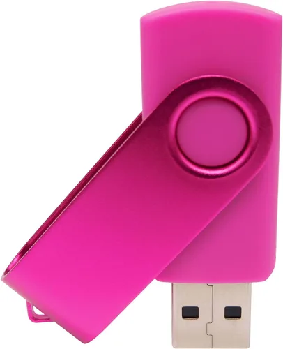 Vista 4 de Unidad flash USB de 1 GB (rosa)