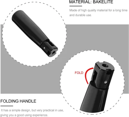 Vista 6 de iplusmile Reemplazo de mango giratorio plegable para fresado de torno maquinaria de impresión de carpintería 3.93 en 2