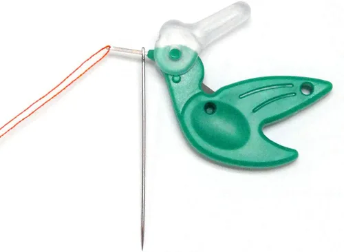 Vista 7 de Dritz 270 Enhebrador de agujas con forma de colibrí, Verde