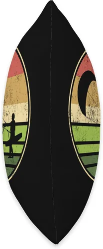 Vista 2 de retro vintage kiteboarder kiteboard Throw Pillow