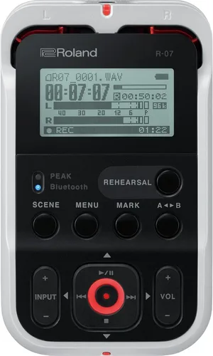 Vista 11 de Roland R-07 Grabador de audio portátil de alta resolución, negro (R-07-BK)