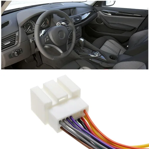 Vista 3 de Reemplazo del conector del arnés de cableado de la radio del coche compatible con Ford F150/F250/F350/F450/F550 Adaptador de arnés estéreo