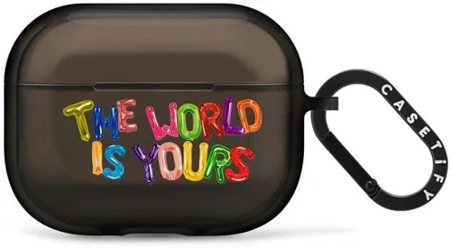 Vista 11 de CASETiFY Impact Airpods Pro (3ª) - Funda con anillo, color negro
