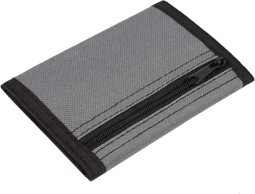 Vista 5 de Cartera de bloqueo de RFID (identificación de frecuencia de radio) de tres partes de lona, para deportes al aire libre, para niños. Cartera
