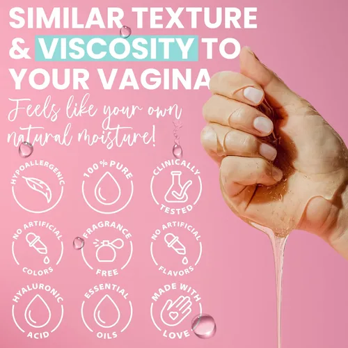 Vista 6 de Humectante Vaginal Hydro GYN De Larga Duración para la Sequedad y la Irritación Vaginal Ácido Hialurónico y Vitamina E Cuidado Femenino Libre