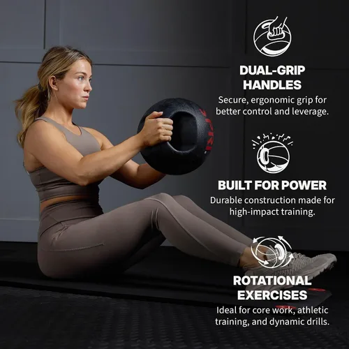 Vista 3 de SPRI Medicine Ball with Handles