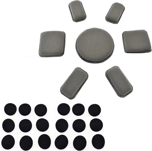 Vista 7 de Almohadillas internas de espuma viscoelástica para casco táctico Airsoft Kit de relleno de casco de repuesto para casco de repuesto para casco