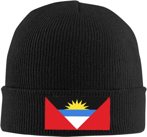 Vista 2 de Gorro de punto nacional para invierno y otoño, gorros para hombres y mujeres, gorro cálido con puños, gorro de esquí suave unisex