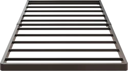 Vista 7 de Yicensen - Base de cama de perfil bajo con somier metálico de 1,6 pulgadas, resistente para cama individual, base de colchón robusta, fácil montaje