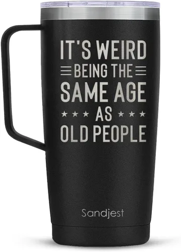 Vista 8 de SANDJEST Mejor Taza para Tía Taza de Tía con Asa 20oz Acero Inoxidable Taza de Café Aislada para Viaje Regalos para Tías de Sobrina Sobrino Regalo