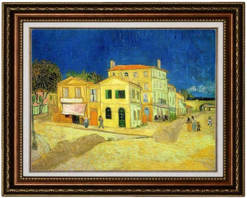 Vista 69 de ELITEAART- La noche estrellada por Vincent Van Gogh, pintura al óleo, reproducción de pintura al óleo, impresión en lienzo giclée, tamaño marcado