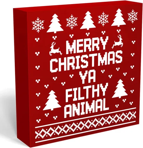 Vista 10 de Decoraciones de Navidad, letrero de Feliz Navidad, decoración de Navidad, letrero de feliz Hanukkah, decoraciones de Navidad, accesorios