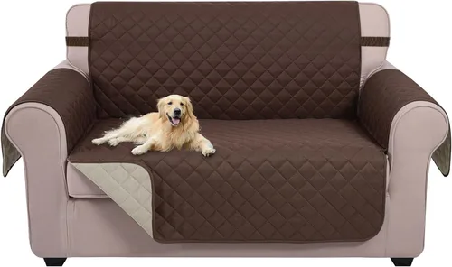 Vista 15 de U-NICE HOME Funda para sillón reclinable, reversible, con correas elásticas, resistente al agua, protege de perros y mascotas, sillón pequeño
