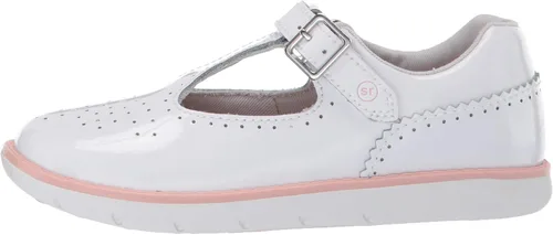 Vista 8 de Stride Rite Tenis unisex SRT Nell para niños, Blanco, 4 Wide Toddler