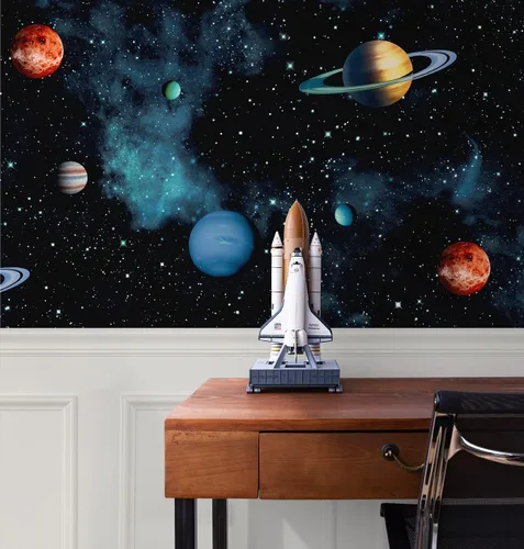 Vista 3 de NextWall Cosmos Space - Papel tapiz autoadhesivo