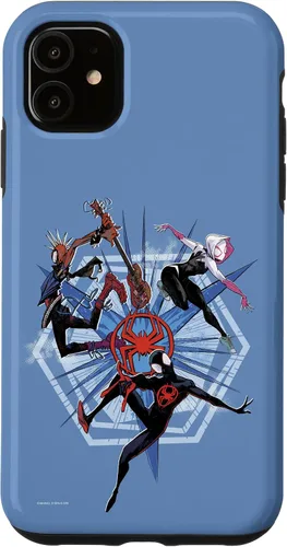 Vista 8 de Funda para iPhone 16 Marvel Spider-Man: Across the Spider-Verse Miles Gwen Hobie