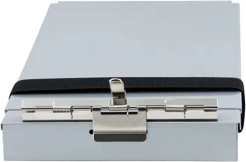 Vista 6 de Soporte para formularios II Saunders de aluminio reciclado, con clip, 6" x 11", Gris