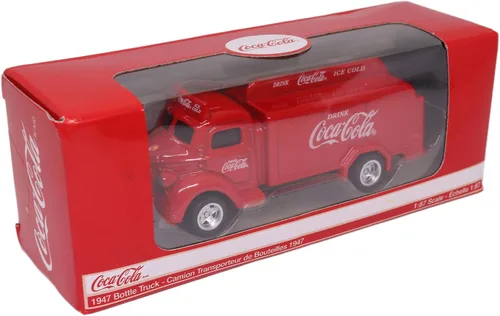 Vista 9 de Motor city classics Camión botella Coca-Cola 1947 (rojo) Modelo a escala 1:87 coleccionable a presión 440537