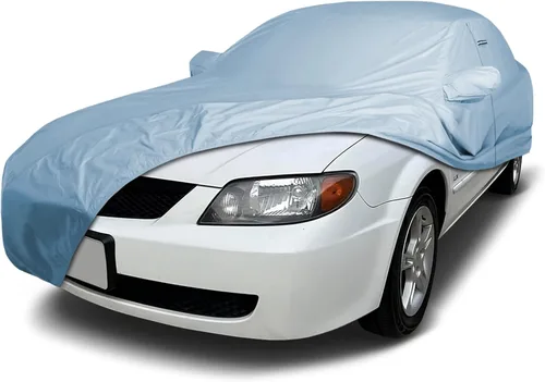 Vista 31 de iCarCover Funda de automóvil personalizada para Mazda 1200 (1970), impermeable, para todo tipo de clima, lluvia, nieve, UV, protector solar