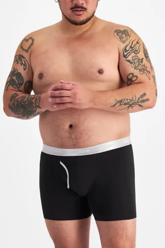 Vista 6 de Bonds Calzoncillos tipo bóxer Guyfront de longitud media en algodón para hombre, paquete de 3