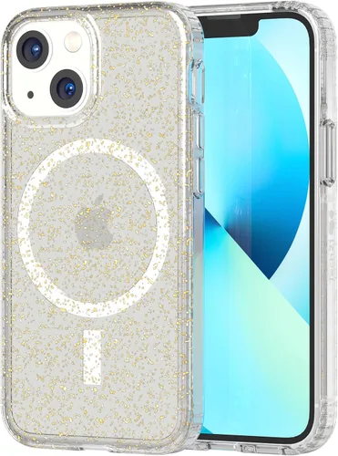 Vista 9 de Tech21 Evo Sparkle - Funda para iPhone 13 Pro con Magsafe integrada y brillante con protección contra caídas de 12 pies