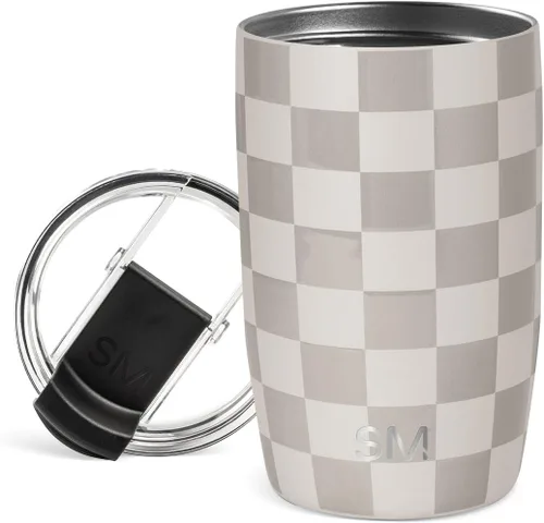 Vista 71 de Simple Modern Taza de café de viaje Tumbler con tapa abatible Reutilizable, aislada, de acero inoxidable, taza de café helado Cold Brew, termo