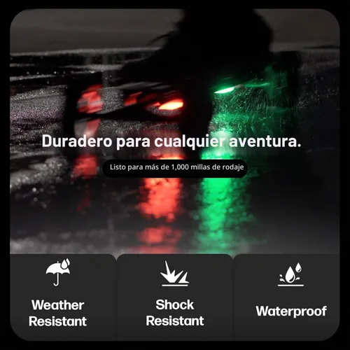 Vista 5 de ShredLights Underglow LED Light for Electric Skateboards, Longboards, Scooters Full RGB, 11 Light Modes, Adhesive Mount