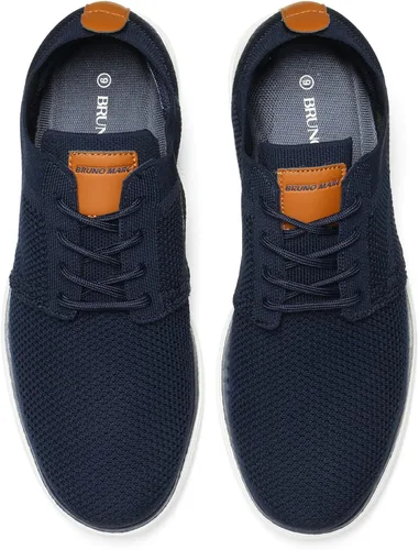 Vista 3 de Bruno Marc Zapatillas de malla para hombre Oxfords ligeras