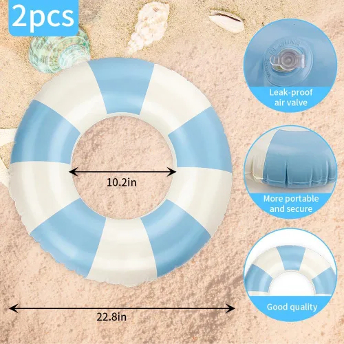 Vista 2 de Tubos de piscina, tubos interiores para piscina, intertubos redondos para piscina, flotantes, anillos de piscina, flotadores, tubos