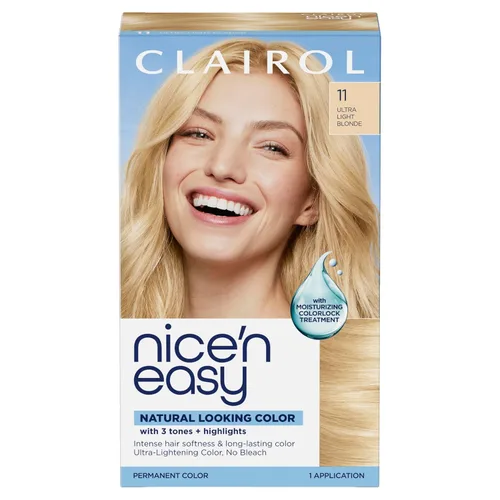 Vista 42 de Clairol Nice'n Easy Tinte Permanente para el Cabello, 11 Rubio Ultra Claro, Paquete de 3