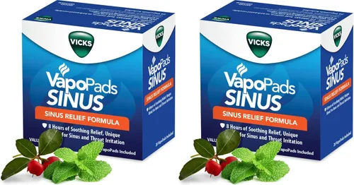 Vista 13 de Vicks VapoPads Sleepy Time Comfort - Almohadillas de vapor para humidificadores e inhaladores de vapor, romero, lavanda y eucalipto, paquete de 40
