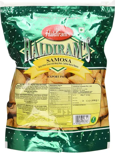 Vista 5 de Samosa 400gm. - Paquete Haldiram's de 2