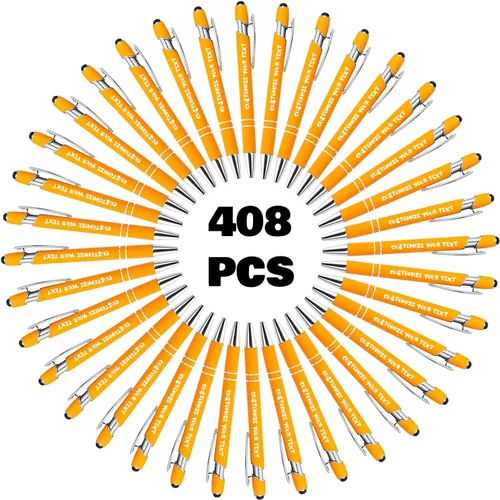 Vista 160 de AIFLM Bolígrafos personalizados con nombre a granel hasta 500 unidades de bolígrafos grabados gratis con tu nombre y texto para negocios