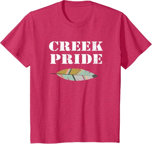Vista 70 de Creek Native American Pride - Camiseta, Negro, S