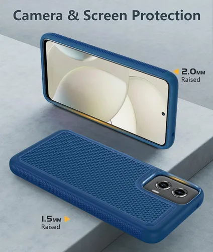 Vista 458 de FNTCASE Funda para iPhone 17 Pro: Fundas delgadas translúcidas de color azul claro compatibles con MagSafe, protección completa de la cámara