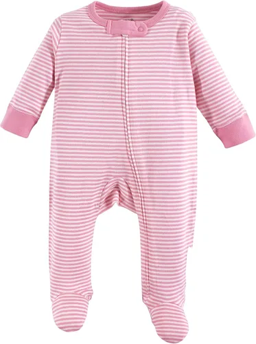 Vista 3 de Touched by Nature Baby Girls' Organic Cotton Sleep and Play