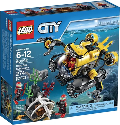 Vista 2 de LEGO City Deep Sea Explorers 60092 Kit de construcción submarino
